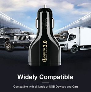 ที่ชาร์จในรถยนต์ QC3.0 Quick 3 พอร์ต 3.5A พร้อมไฟ LED พอร์ตคู่ USB และพอร์ต Type C สำหรับโทรศัพท์มือถือทุกรุ่น - Product Image 5