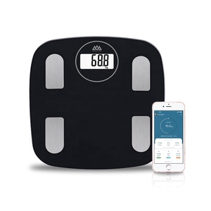 Intelligente Körperanalysewaage 18 Messwerte 180kg Bluetooth BMI Körperfett-Analysator Digitale Badezimmerwaage OEM ODM - Product Image 1