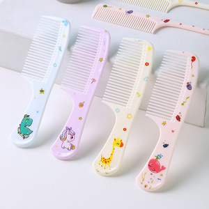 Juego de Peines de Cola Puntiaguda con Diseño de Dibujos Animados, de Plástico, para Masaje y Peinado, Portátiles para Viaje, con Diseño Impreso - Product Image 2