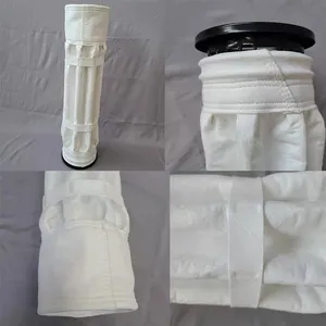 Saco de filtro perfurado com agulha resistente a altas temperaturas para indústria metas, coletor de poeira para sacolas