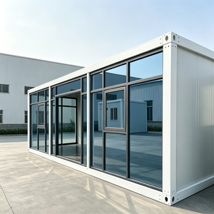 Bâtiment de luxe préfabriqué modulaire en conteneurs, bureau, hôtel temporaire, villa, en panneaux sandwich d'acier - Product Image 1