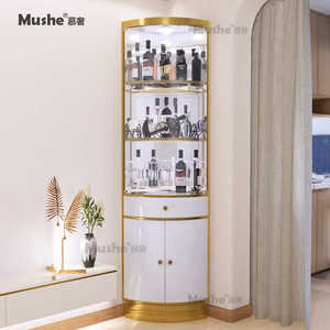 Vetrina Cantinetta per Vino di Lusso 2025 Nuovo Stile Country Garden Espositore Triangolare da Parete per Casa Hotel Angolo <span class=keywords><strong>Soggiorno</strong></span> <span class=keywords><strong>Mobili</strong></span> per - Product Image 3