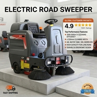 Laite – Meilleur prix – Balayeuse autoportée compacte à batterie, nettoyeur de routes, largeur de nettoyage 1300 mm, autopropulsée pour