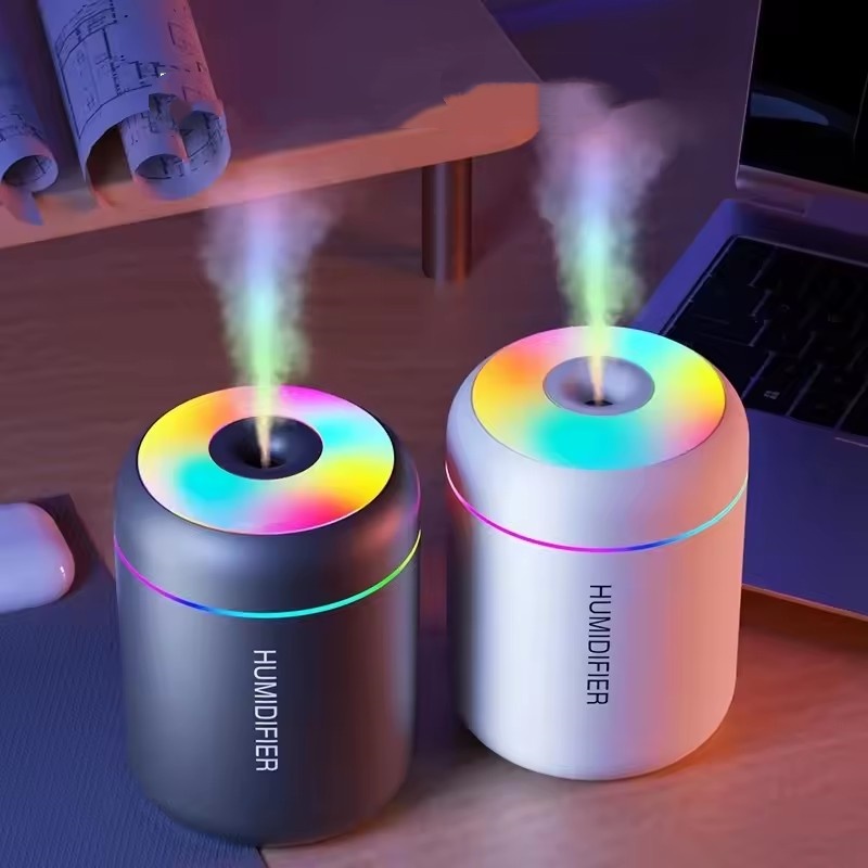 180ML USB Electric Aroma Diffuser Mini Air Humidifier LED Lights Smart Perfume Dispenser for Home Bedroom-Essential Oil Purifier