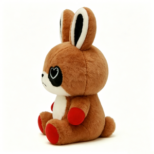 Coussin en peluche personnalisé en forme de lapin, décoration de chambre d'enfant sur le thème de la forêt, cadeau en peluche pour enfants, jouet animal de la forêt câlin pour le coucher - Product Image 5