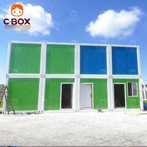 Cbox Durable Prefab 20ft Detachable Dormitory Modular 2-Story Office Colorful Wall Community Housing Mobile Container House - Product Image 1