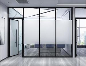 Cloison de séparation de <span class=keywords><strong>bureau</strong></span> en Aluminium/MDF avec stores magnétiques et porte à charnière - Product Image 5