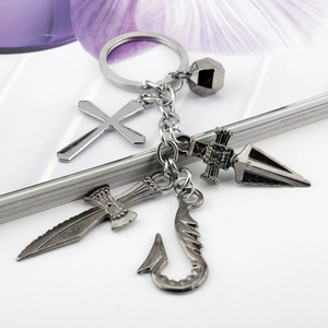 LLavero de Anime <span class=keywords><strong>Hunter</strong></span> X <span class=keywords><strong>Hunter</strong></span> para hombres y mujeres, llavero de Cosplay, baratijas, Kurapika, disfraz de rata, accesorios para armas, regalos - Product Image 5