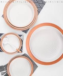 Conjunto de tigelas de sopa e tigela de arroz em melamina preta - Product Image 6