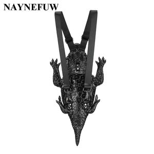 NAYNEFUW 2025 Borsa a Tracolla Nera Stile Europeo e Americano con Drago Personalizzato Unico per Telefono Cellulare e Chiavi Auto - Product Image 3