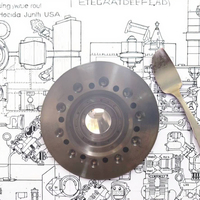 34CrNi 3Mo/30CrMo/30CrMoSi/40CrNiMoA Matières premières utilisées Spinning Die Forging Services