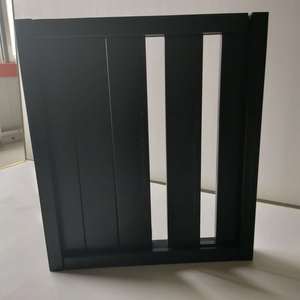 Panneaux de confidentialité en aluminium noir pour clôtures, installation facile - Product Image 3