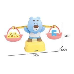 प्यारा कार्टून पशु डिजिटल खेल संतुलन पैमाने कैलकुलेटर शैक्षिक डेस्कटॉप खिलौना - Product Image 5