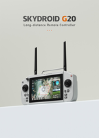 Nouvelle station terrestre portable Skydroid G20 pour drone, portée 30 km, écran tactile 7 pouces, télécommande Android 13