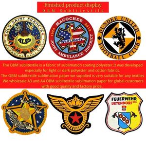 Película de transferencia sublimable al por mayor para insignias, <span class=keywords><strong>papel</strong></span> de sublimación duradero imprimible <span class=keywords><strong>OBM</strong></span> Sublitextile para camisetas de algodón oscuro - Product Image 6