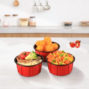 OTOR ciotola per noodle in plastica usa e getta da 12 once 360ml con coperchio, per andare tazze contenitori per zuppa di carta con coperchi - Product Image 5