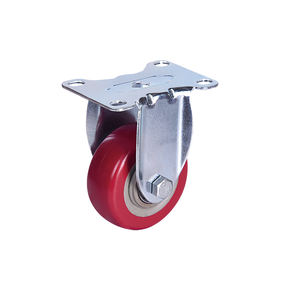 Heavy Duty <span class=keywords><strong>Industrial</strong></span> <span class=keywords><strong>Caster</strong></span> 150mm starre Platte aus weißem Nylon wagen - Product Image 2