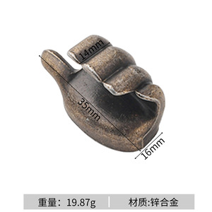Zinc Alloy Contemporary Single-Hole Cabinet and Wardrobe Handles for Hotel Use-Durable & Easy Installation - Product Image 2