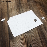 Puzzles en carton vierges à sublimation écologiques et créatifs, tailles A3/A4/A5, motifs DIY pour les fêtes et les jeux en famille