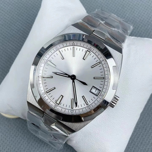 Reloj de Hombre Elegante y Minimalista, Movimiento Mecánico Automático, Esfera Azul, Correa de Acero Inoxidable, Reloj de Lujo Premium para Uso Diario - Product Image 2