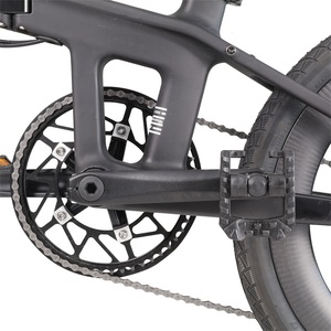 Bicicleta Plegable de Carbono de 20 Pulgadas con Rueda de Carbono de 3 Radios F1, Bicicleta Plegable F1 de 20 Pulgadas - Product Image 4