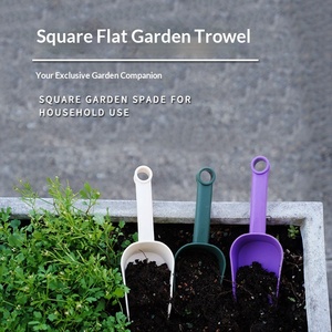 Pala da Giardinaggio Quadrata a Fondo Piatto in Plastica Spessa, Strumento Multiuso per la Piantumazione di <span class=keywords><strong>Piante</strong></span> <span class=keywords><strong>Grasse</strong></span> e il Cambio del Terreno nei Vasi, per Esterni - Product Image 1