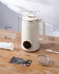 Bpa Gratis Food-Grade Roestvrijstalen Melkmixer 32Oz Noten Haver Amandel Soja Plant Gebaseerde Koemelk Machine <span class=keywords><strong>Maker</strong></span> Noten Melk <span class=keywords><strong>Maker</strong></span>