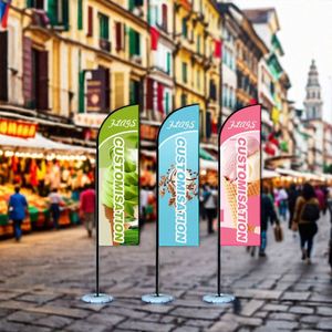 Banderas Publicitarias de Fibra de Vidrio con Impresión Digital Personalizada, Resistentes al Agua, con Base de Poliéster, para Uso Promocional - Product Image 5