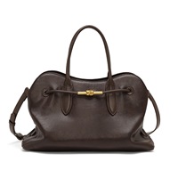 Sac fourre-tout souple en cuir PU pour femme, style décontracté et luxueux, avec bandoulière réglable, sac à bandoulière pour usage quotidien