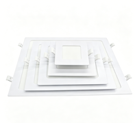 Lampu Plafon Modern Ultra Tipis Ruang Tamu 3W 6W 9W 12W 18W 24W Lampu Panel LED Kamar Tidur Trim Aluminium Terpasang di Permukaan