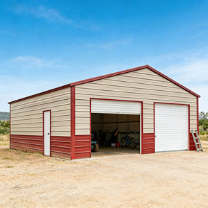 Petit <span class=keywords><strong>garage</strong></span> <span class=keywords><strong>de</strong></span> stationnement en acier galvanisé, structure préfabriquée, solution <span class=keywords><strong>de</strong></span> stockage pour voitures, bâtiment d'entrepôt à ossature métallique - Product Image 3