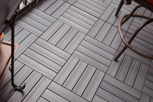 Fácil instalación <span class=keywords><strong>Precio</strong></span> de fábrica Ecológico DIY L Baldosas de techo resistentes a la intemperie Azulejo de cubierta de enclavamiento compuesto WPC - Product Image 4