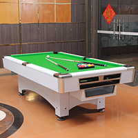 Table de billard 9FT en MDF au design moderne avec retour automatique des billes pour club familial – Prix de gros