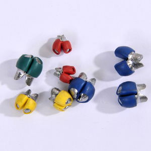 Clip en plastique coloré Aohu 0,55g rond avec ouverture pour la pêche en eau douce et la pêche au fond - Product Image 2