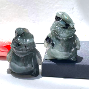 Nuovi arrivi di cristallo fatto a mano materiale misto 6cm ossidiana Oggies artigianato di cristallo intaglio per regalo decorazioni di Halloween - Product Image 4