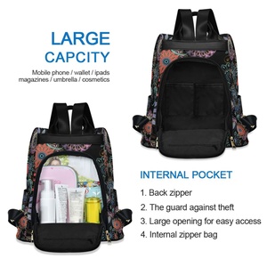 Fashion Boho Ethnic Bohemian Custom Logo Students Schoolbag <b>Backpack</b> Purse Shoulder Women's <b>Backpacks</b> for Women - Product Image 5