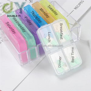 High Quality Wholesale Portable Weekly Pill Organizer Box Premium Promotional Pill Boxes