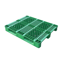 Palette en plastique vert perforée Euro HDPE 1500*1200 Prix
