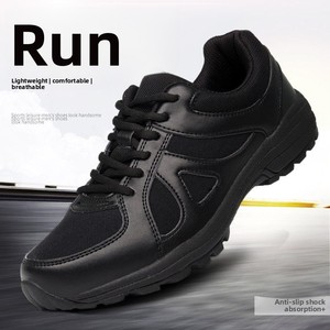 Nuevas Zapatillas de Entrenamiento de Verano Negras para Hombre y Mujer - Parte Superior de Microfibra Transpirable, Suela de Goma, Cierre con Cordones, Protección Laboral, Resistentes al Fuego - Product Image 1