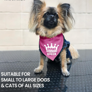 Bandana pour chien ajustable unisexe, mouchoir triangle, bavoir jaune imprimé «Born Run», accessoire de vêtements pour animaux de compagnie lavable et mignon - Product Image 5