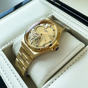 Montre homme chronographe automatique mécanique Miyota en acier inoxydable de luxe personnalisée, cadran à aiguilles, bracelet de 20 mm, résistante à l'eau - Product Image 6