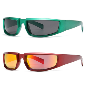 <span class=keywords><strong>Gafas</strong></span> de Sol Deportivas Retro Y2K de Moda, Estilo Motero Envolvente, para Hombre - Product Image 3