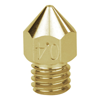 0.4mm 0.6mm 0.8mm MK8 Swissmk8 Nozzle Resmi Baja Keras Berlapis Kuningan Tembaga Kecepatan Tinggi Suku Cadang Printer 3D Nozzle