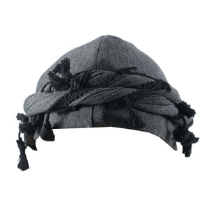 HZM-23207 cao cấp phương thức turban cho người đàn ông cổ điển Twist <span class=keywords><strong>Head</strong></span> kết thúc tốt đẹp durag satin lót Halo Turban satin khăn Tie tua nắp ca-pô - Product Image 5