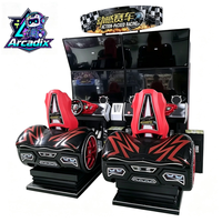 Plus de plaisir : Équipement d'arcade transfrontalier en acrylique pour un joueur, machines de jeu de conduite à grande échelle basées sur le mouvement, à monnayeur