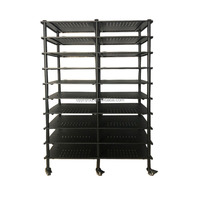 Système de support de Reptile en alliage de vente chaude avec roues de baignoire 84*53.5*165cm support de serpent Reptile cage d'élevage support de lactation