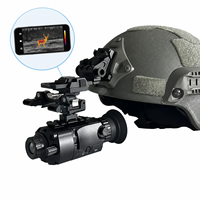 Télescope monoculaire thermique monté sur casque WOLF 3H, lunettes de vision nocturne infrarouge montées sur la tête, 384x288 pour les sports de plein air