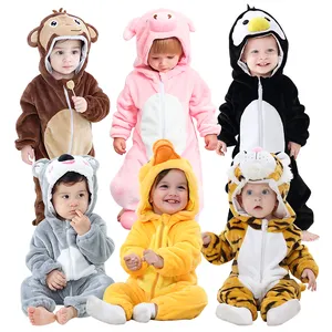 Tute per bambini vestiti animali invernali per bambini vestiti per bambini vestiti per bambini all'ingrosso tutine per neonati vestiti per bambine 0-3 mesi