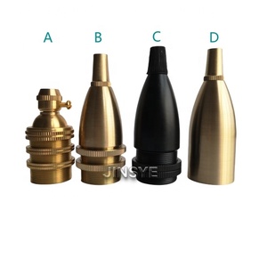 E12/E14/E17 Vintage oro ottone metallo <span class=keywords><strong>lampadario</strong></span> Base porta lampada - Product Image 2