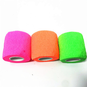 Bande adhésive élastique auto-adhésive 2,5 5 7,5 10 cm de qualité médicale pour les mains, les poignets, les genoux, les chevilles, la protection sportive et le tennis - Product Image 5